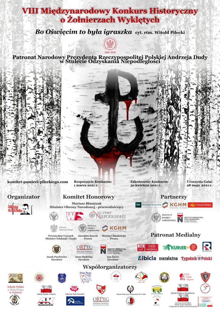 ZAPROSZENIE DO UDZIAŁU W MIĘDZYNARODOWYM KONKURSIE HISTORYCZNYM O ŻOŁNIERZACH WYKLĘTYCH