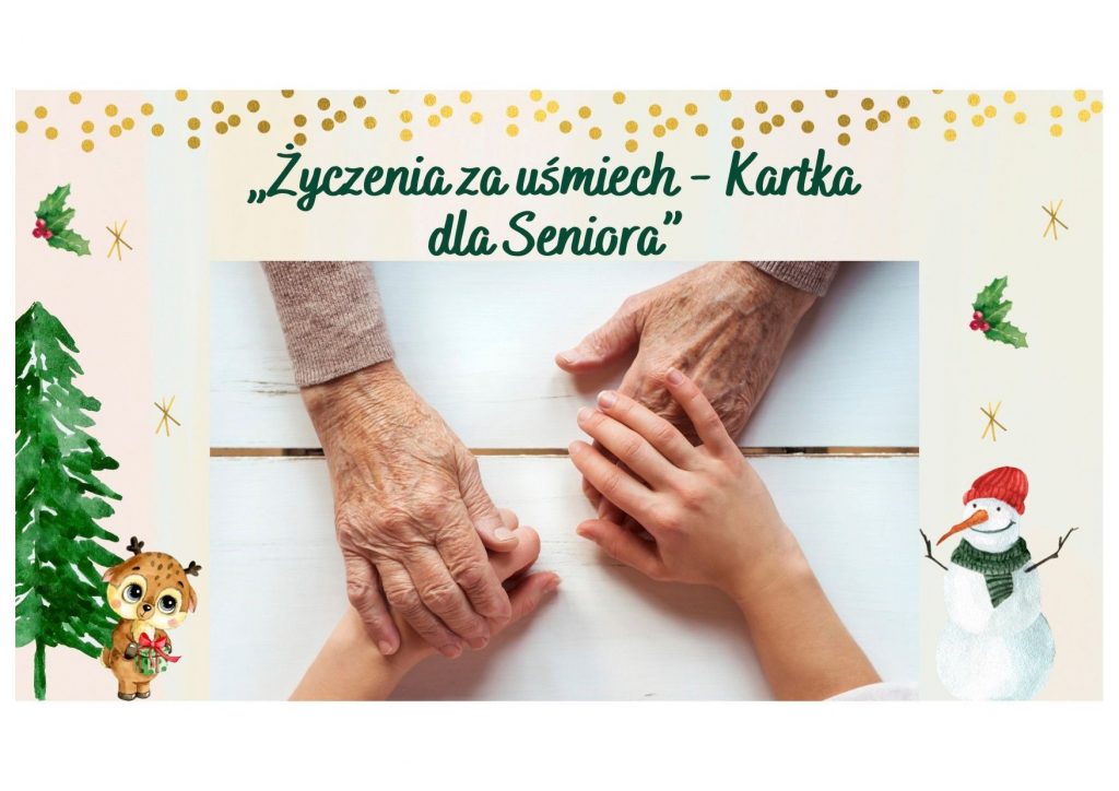 Kartka dla Seniora – „Życzenia za uśmiech”
