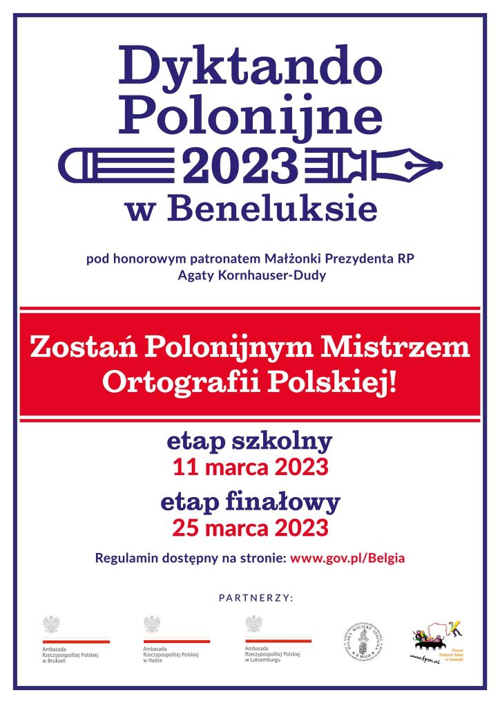 ZAPRASZAMY NASZYCH UCZNIÓW DO DYKTANDA POLONIJNEGO!