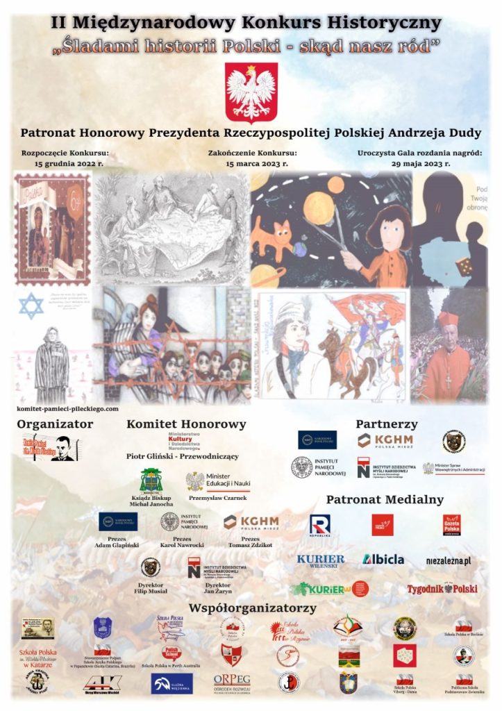 II MIĘDZYNARODOWY KONKURS HISTORYCZNY – ZAPRASZAMY DO UDZIAŁU!