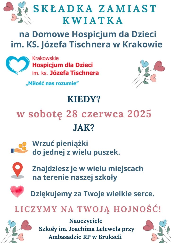 📚 Edukacja i empatia – składka zamiast kwiatka 🌸🤝