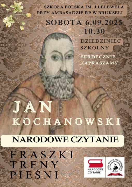 📖 Narodowe Czytanie 2025 – spotkajmy się przy słowie Jana Kochanowskiego!