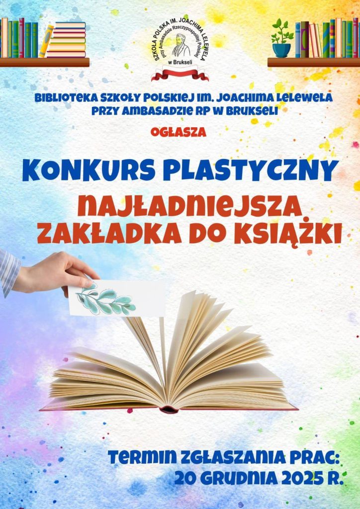 Konkurs na najpiękniejszą zakładkę do książki! 📚🎨