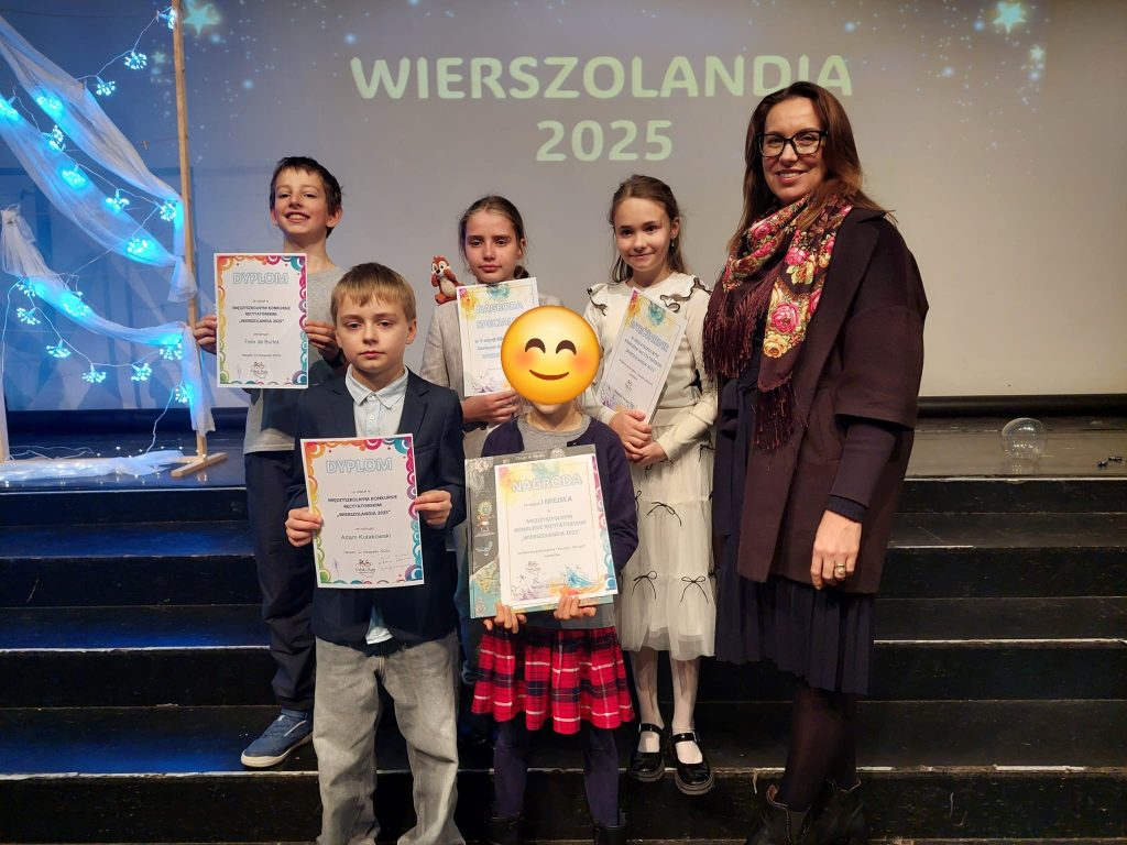 Wierszolandia 2025: nasi uczniowie zdobywają laury i serca jury! 🥇🎤📚