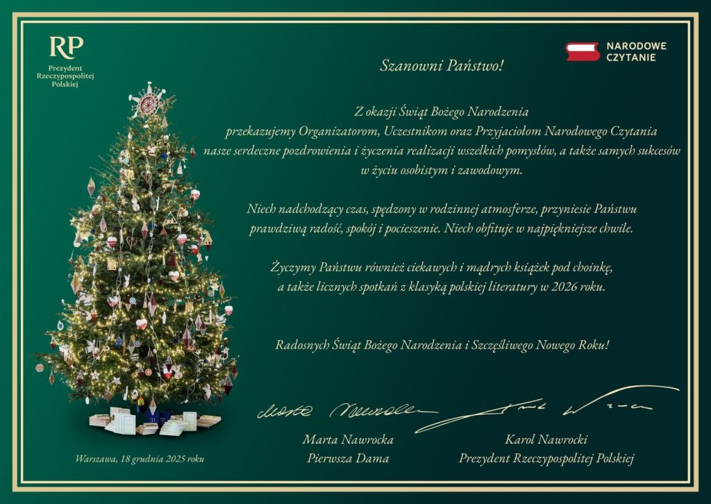 Świąteczne życzenia od Pary Prezydenckiej  🎄✨