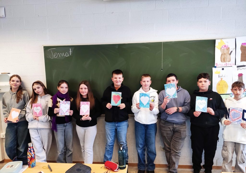 Słowa, które mają moc – walentynki w klasie 6c 💌