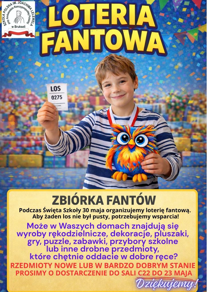 🎪 Szukamy skarbów do naszej loterii fantowej! ✨